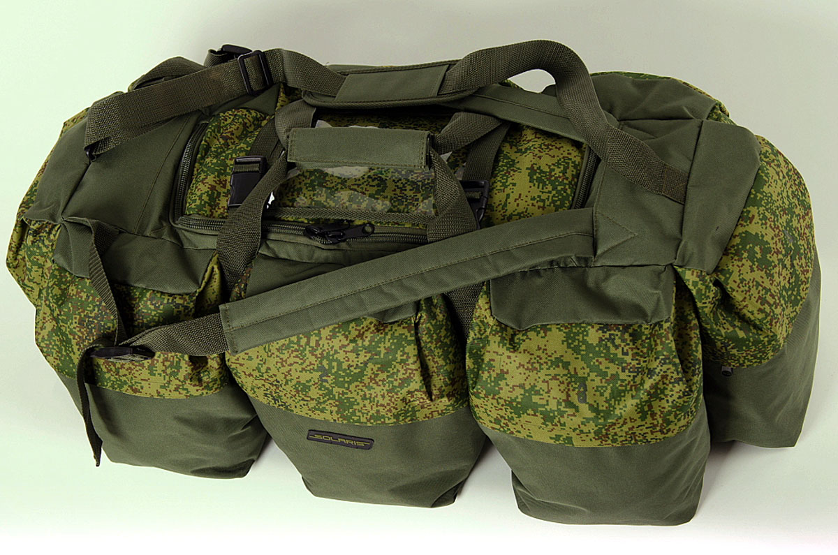 фото Сумка-рюкзак "Solaris" "Экспедиционная", цвет : оливковый, 120 л. S5205