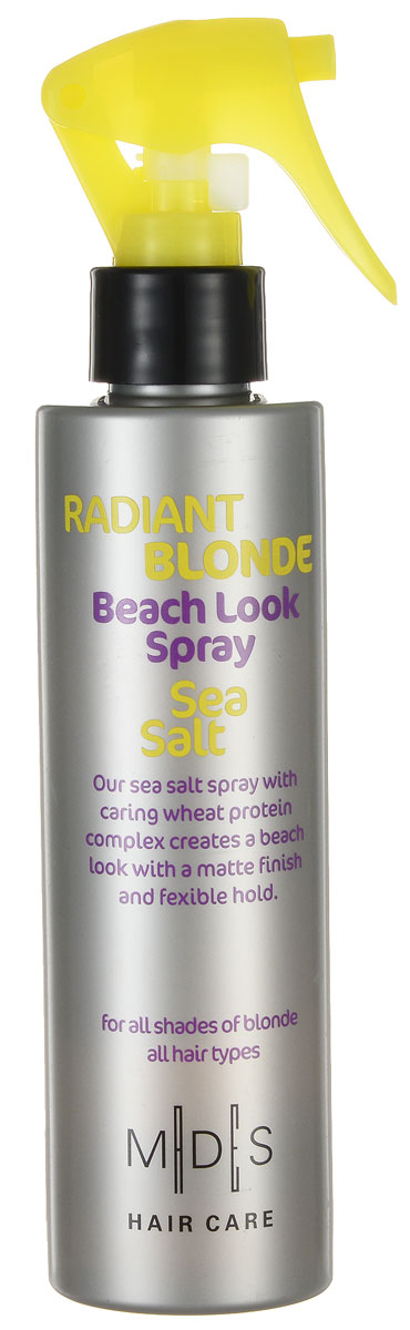 Hair Care Спрей для эффекта мокрых волос Radiant Blonde Sea Salt с морской солью для светлых волос, 200 мл