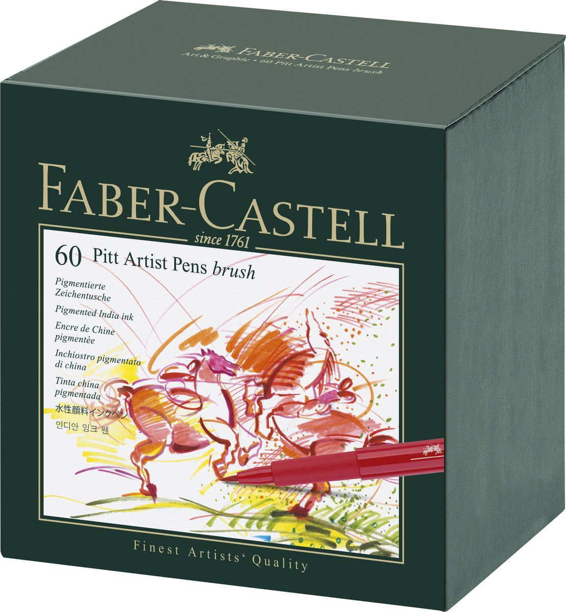 Faber-Castell Капиллярные ручки Pitt Artist Pen 60 шт