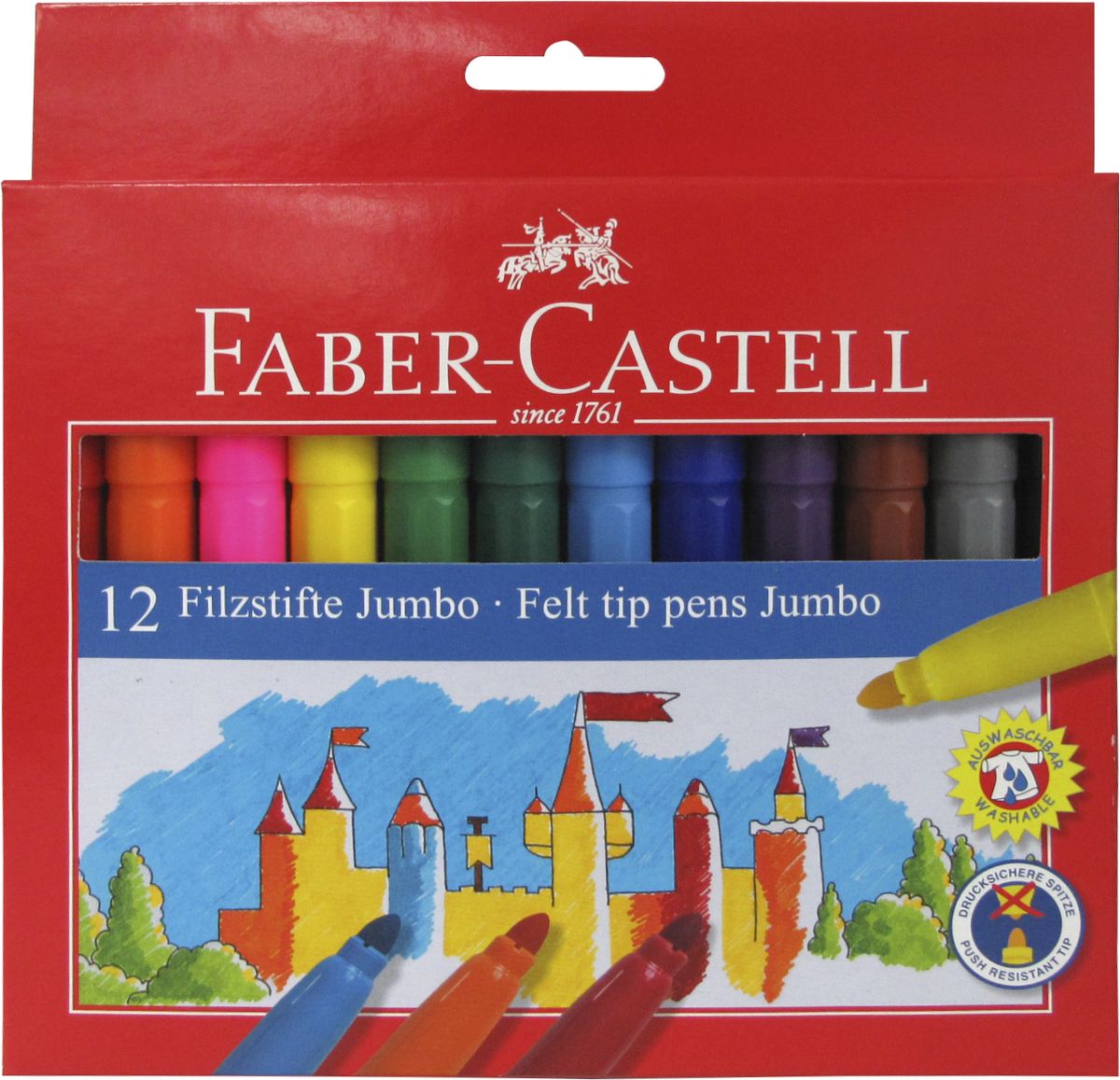 Faber-Castell Фломастеры Jumbo 12 цветов