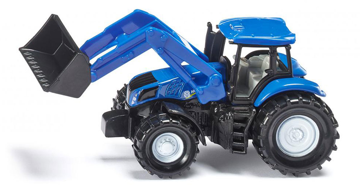 Siku Трактор New Holland siku трактор john deere с пресс подборщиком