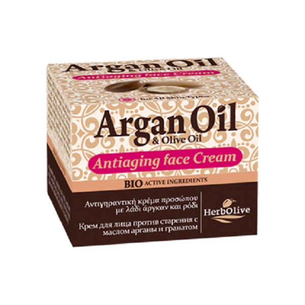 фото ArganOil Антивозрастной крем для лица с маслом арганы и экстрактом граната 50 мл