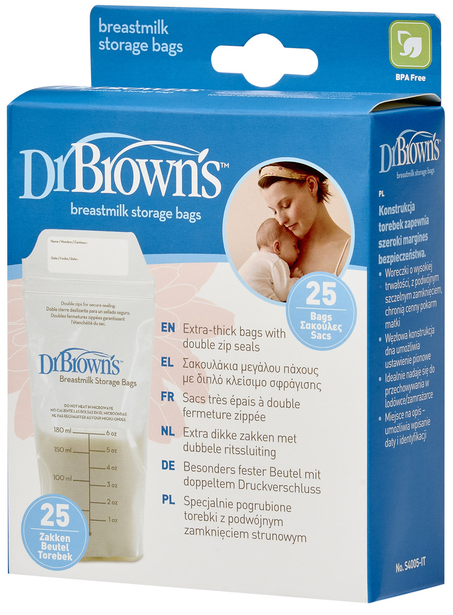 Dr.Browns Пакеты для хранения молока 25 шт