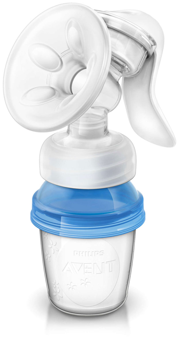 фото Philips Avent Молокоотсос ручной с контейнерами SCF330/13