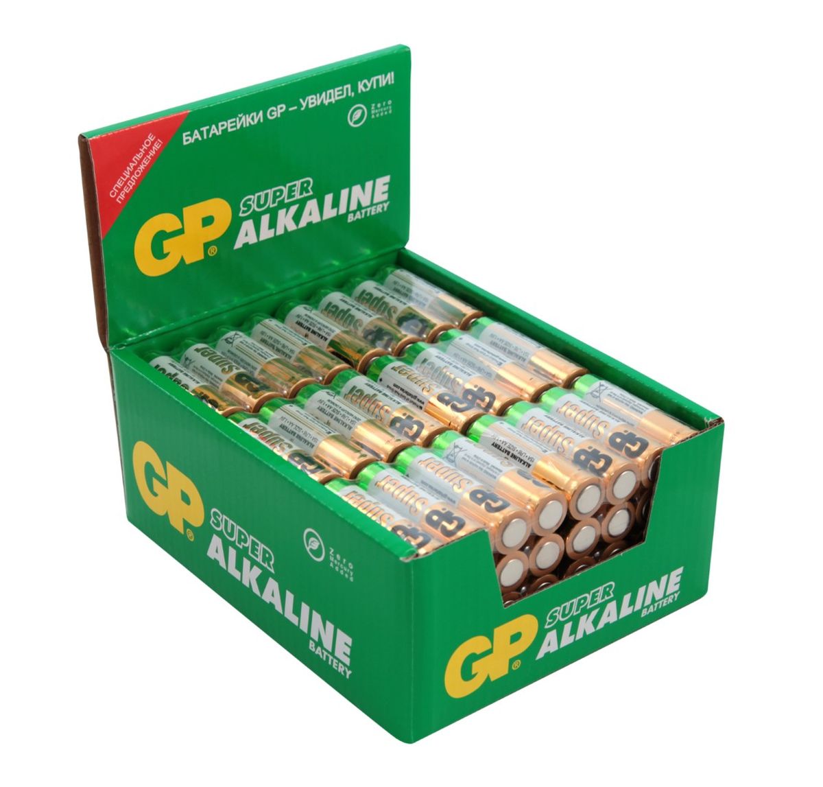 фото Батарейка алкалиновая GP Batteries "Super Alkaline", тип АА, 96 шт