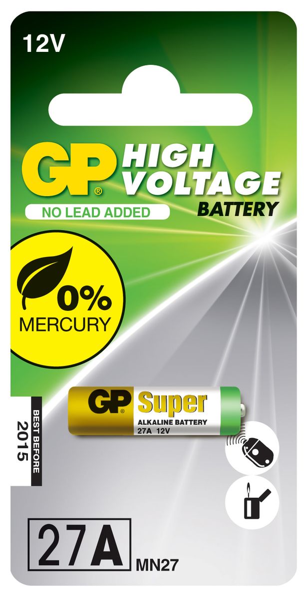 фото Батарейка высоковольтная "GP Batteries", тип 27А