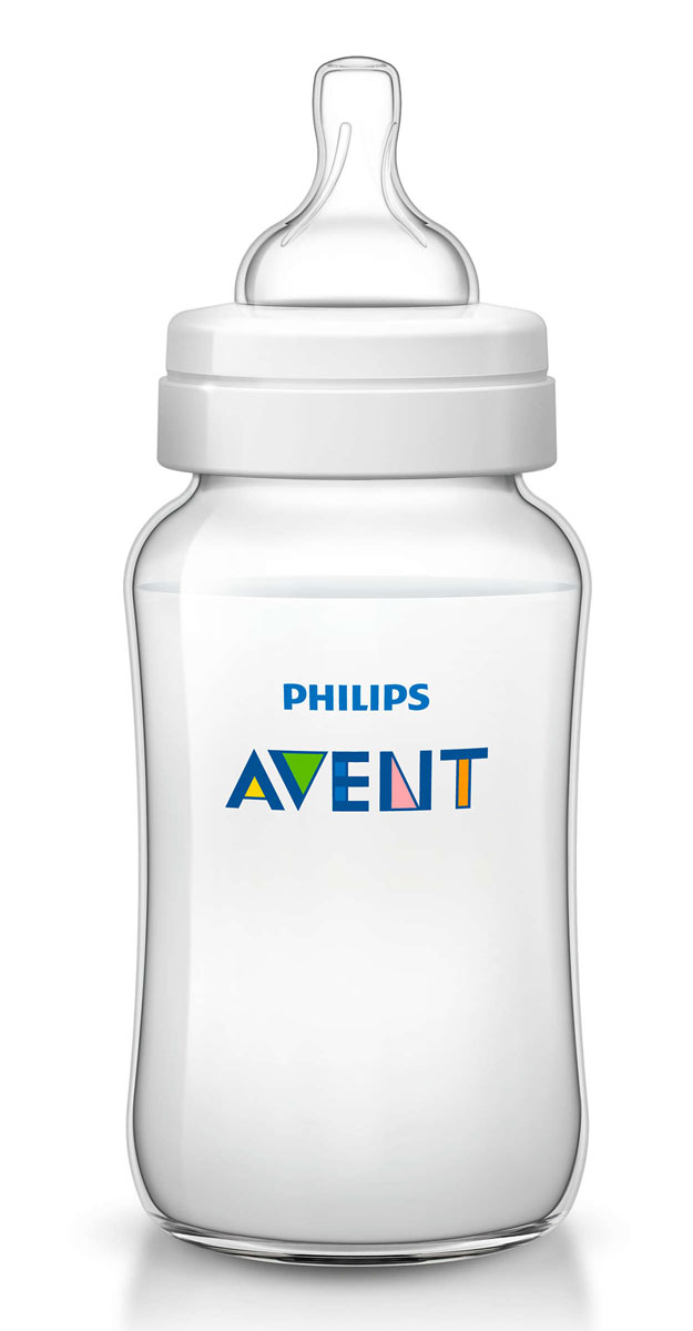 фото Philips Avent Бутылочка 330 мл, 1 шт. Соска с переменным потоком для детей от 3 месяцев SCF566/17