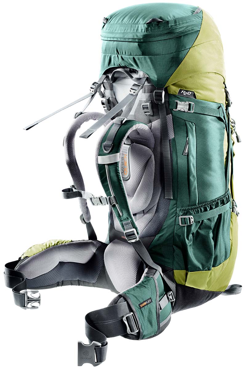 фото Рюкзак Deuter "Aircontact 65+10", цвет: зеленый, темно-зеленый, 75 л