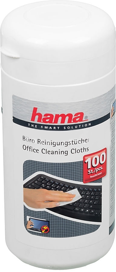 фото Салфетки чистящие универсальные Hama H-42210, 100 шт