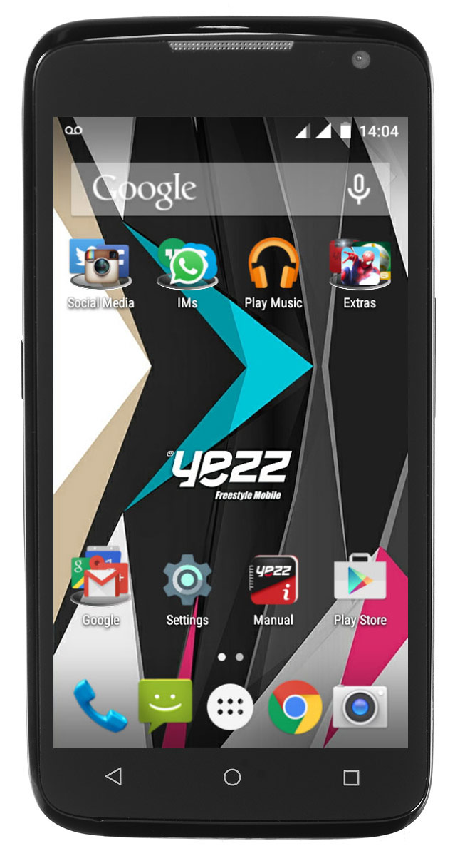 цена Смартфон Yezz Andy 4.5EL LTE 1/4GB black