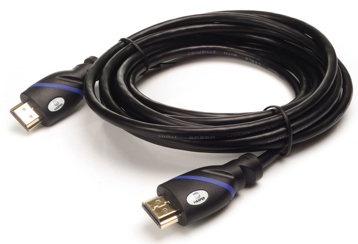 фото Harper DCHM-371, Black кабель HDMI