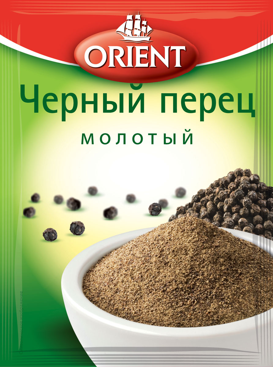 Orient Черный перец молотый, 10 г - купить с доставкой по выгодным ...