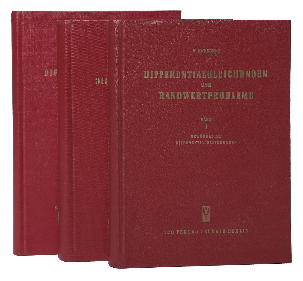 A. Kneschke Differentialgleichungen Und Randwertprobleme (комплект из 3 книг) A. Kneschke Differentialgleichungen Und Randwertprobleme (комплект из 3 книг)