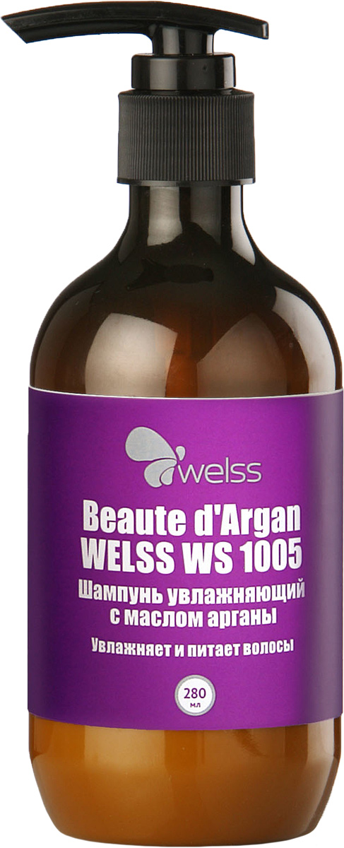 фото Шампунь увлажняющий с маслом арганы Beaute d`Argan WELSS WS 1005, 280мл