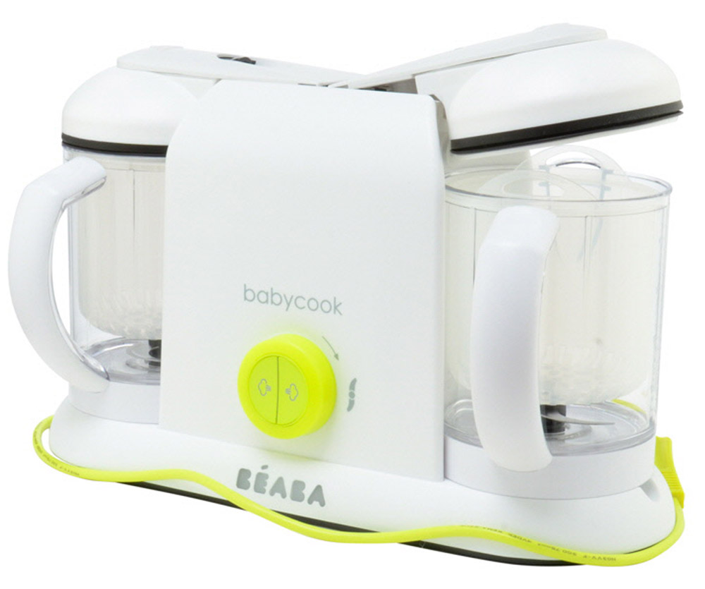 фото Beaba Блендер-пароварка Babycook Plus цвет белый салатовый