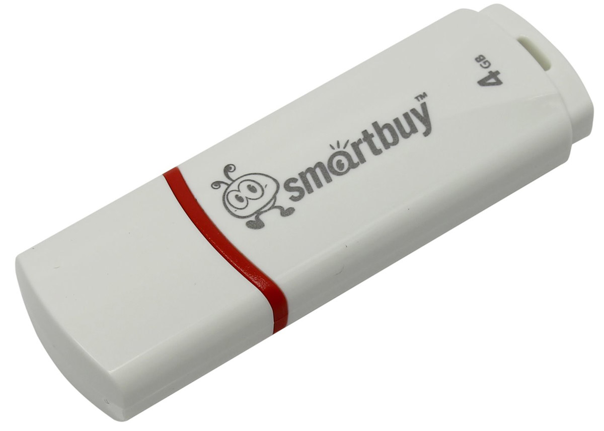 фото SmartBuy Crown 4GB, White USB-накопитель