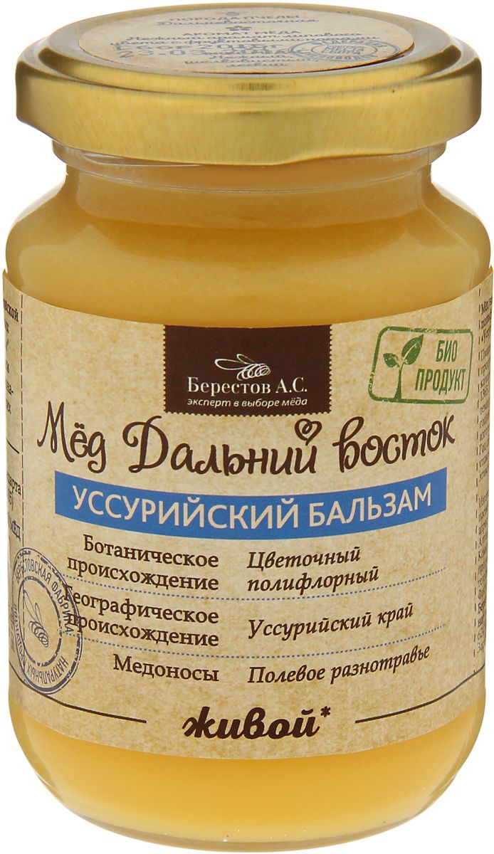 Берестов Мед "Уссурийский бальзам", 240 г — купить в интернет-магазине ...