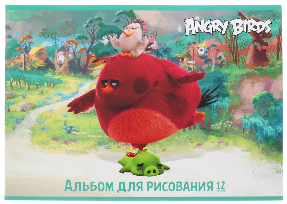 Angry Birds альбом для рисования. "Hatber". Альбом для рисования Angry Birds. 24 Листа. "Hatber". Альбом для рисования "Angry Birds" 12 листов. Набор пазлов Hatber Angry Birds.