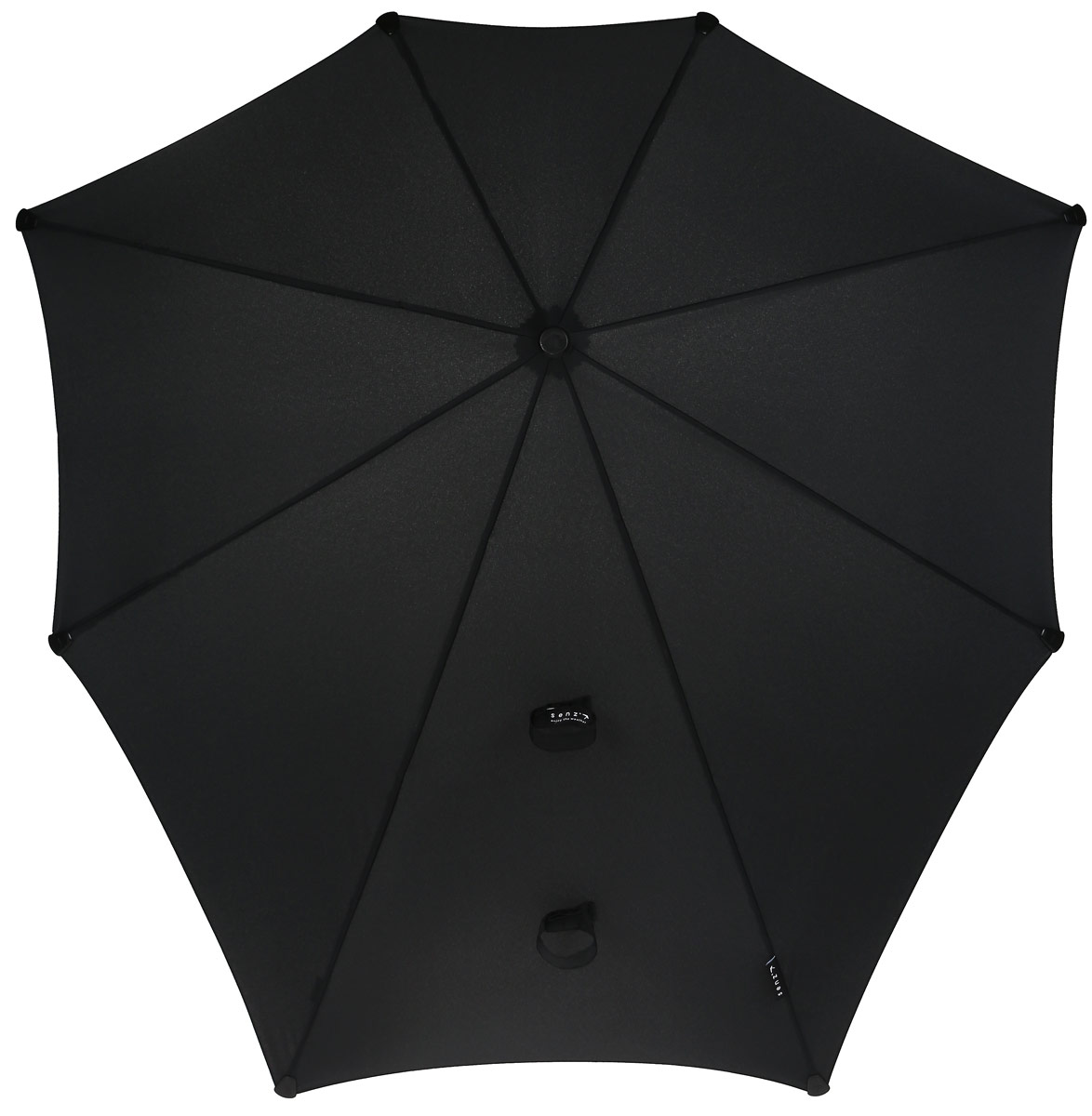 Зонт-трость Senz, цвет: черный. 2011046