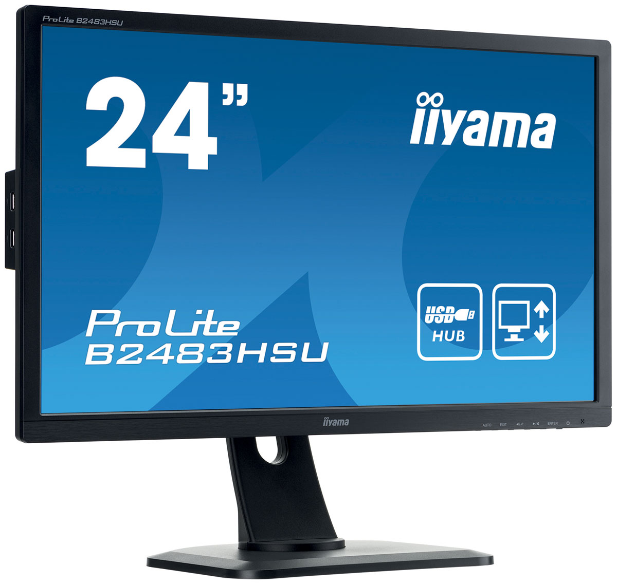 фото Монитор iiyama B2483HSU-B1DP, Black