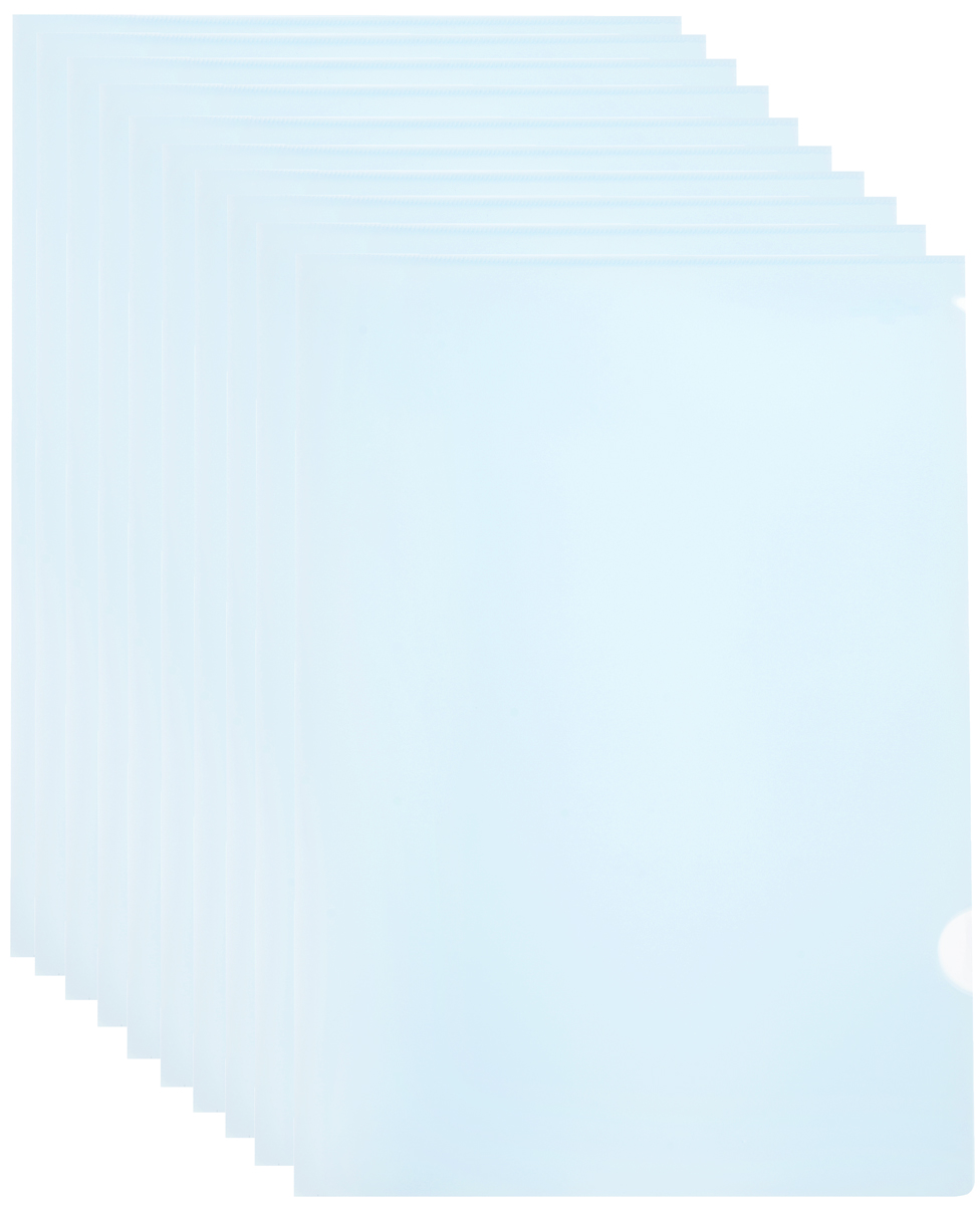 Durable Папка-уголок цвет прозрачный 10 шт