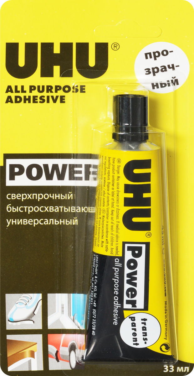 фото UHU Клей универсальный Kraft Power Transparent 45 мл