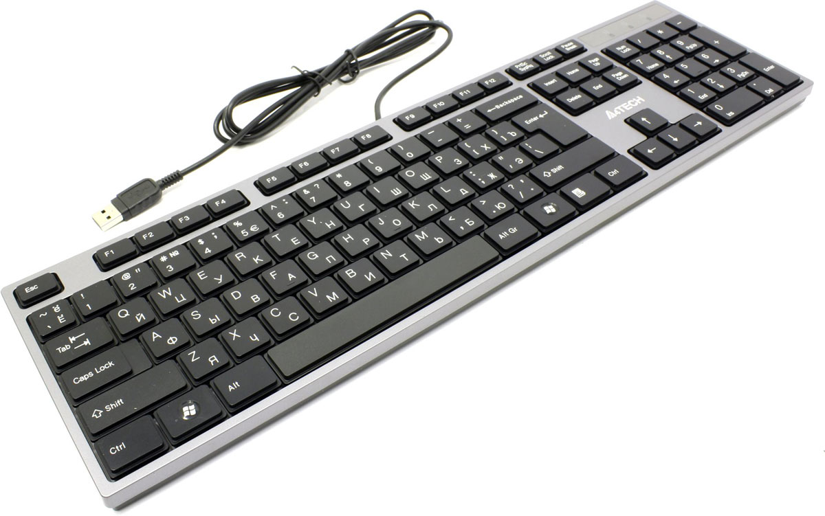 Клавиатура A4Tech KD-300, Black Grey