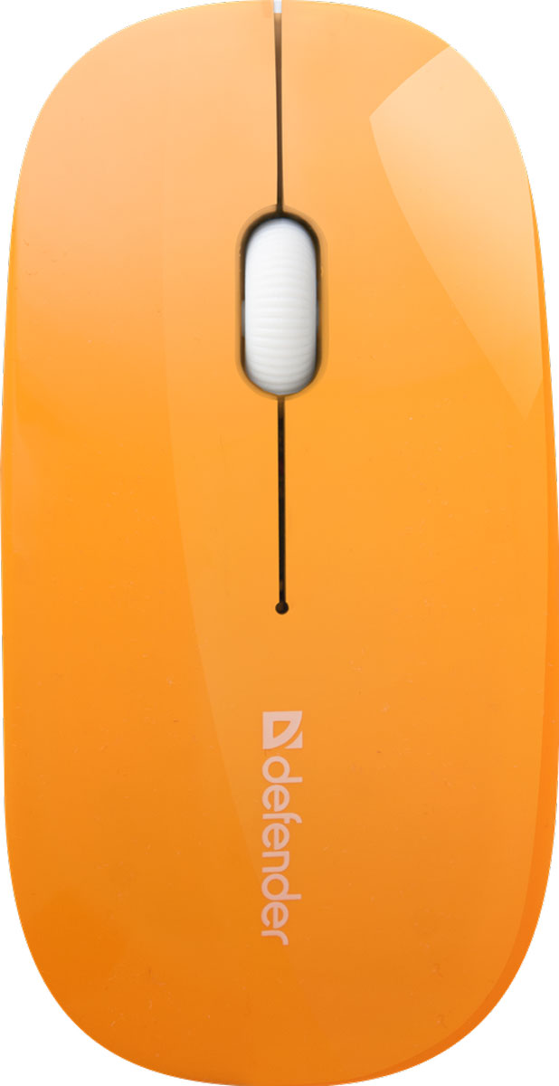 фото Мышь Defender NetSprinter MM-545, Orange White беспроводная оптическая