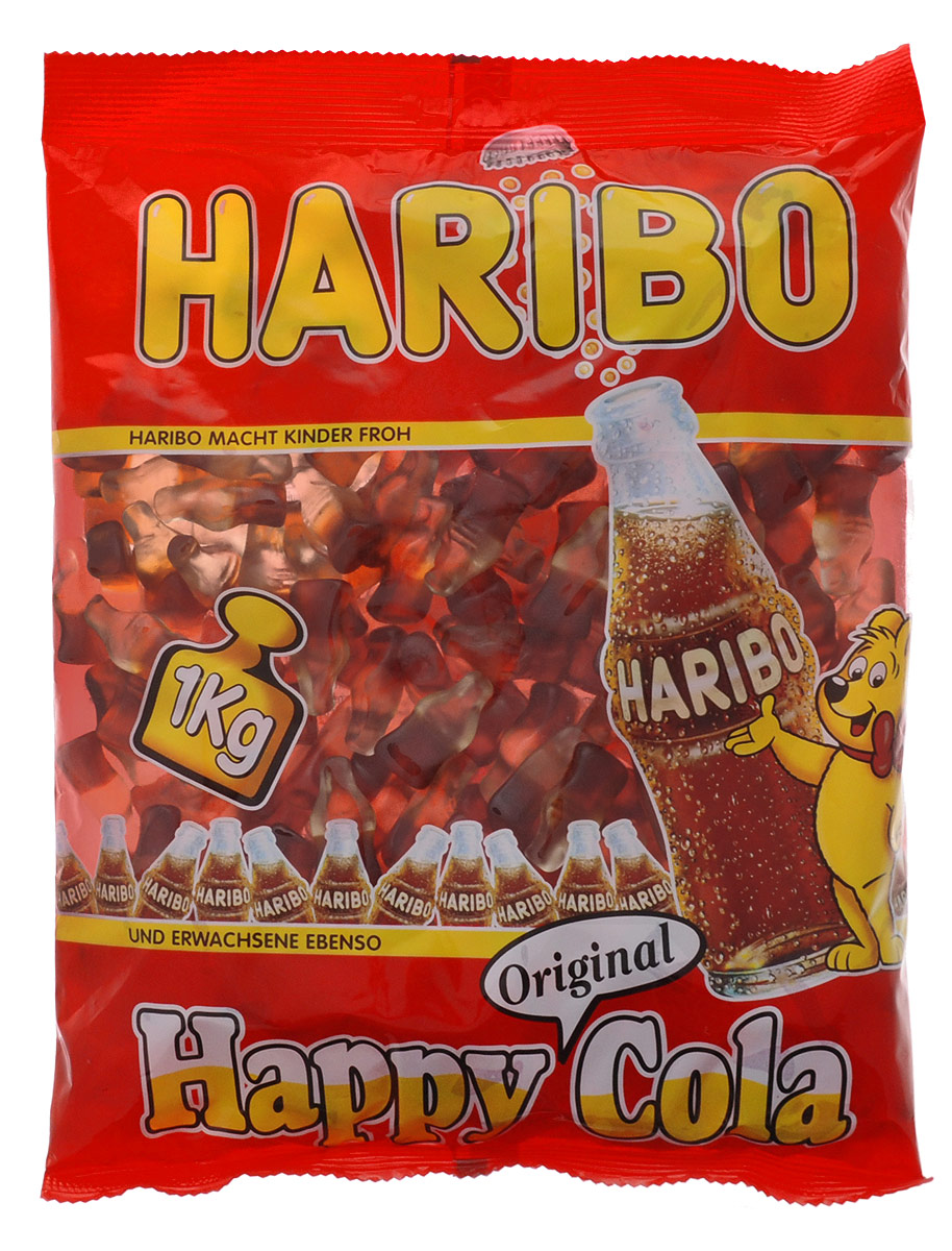Haribo Happy Cola жевательный мармелад, 1 кг
