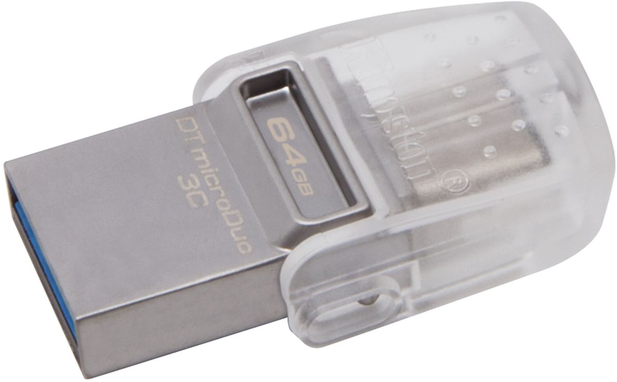 фото Kingston DataTraveler microDuo 3C 64GB USB-накопитель