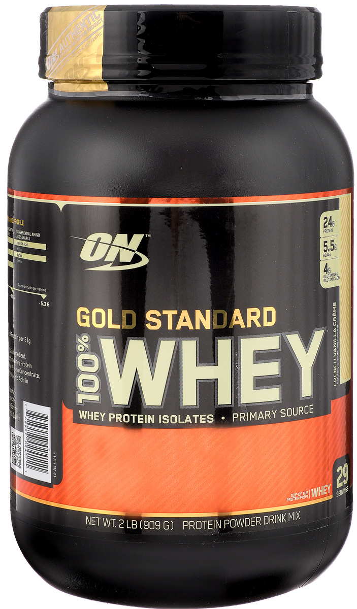 Протеин Optimum Nutrition "100% Whey Gold Standart", ванильный крем ...