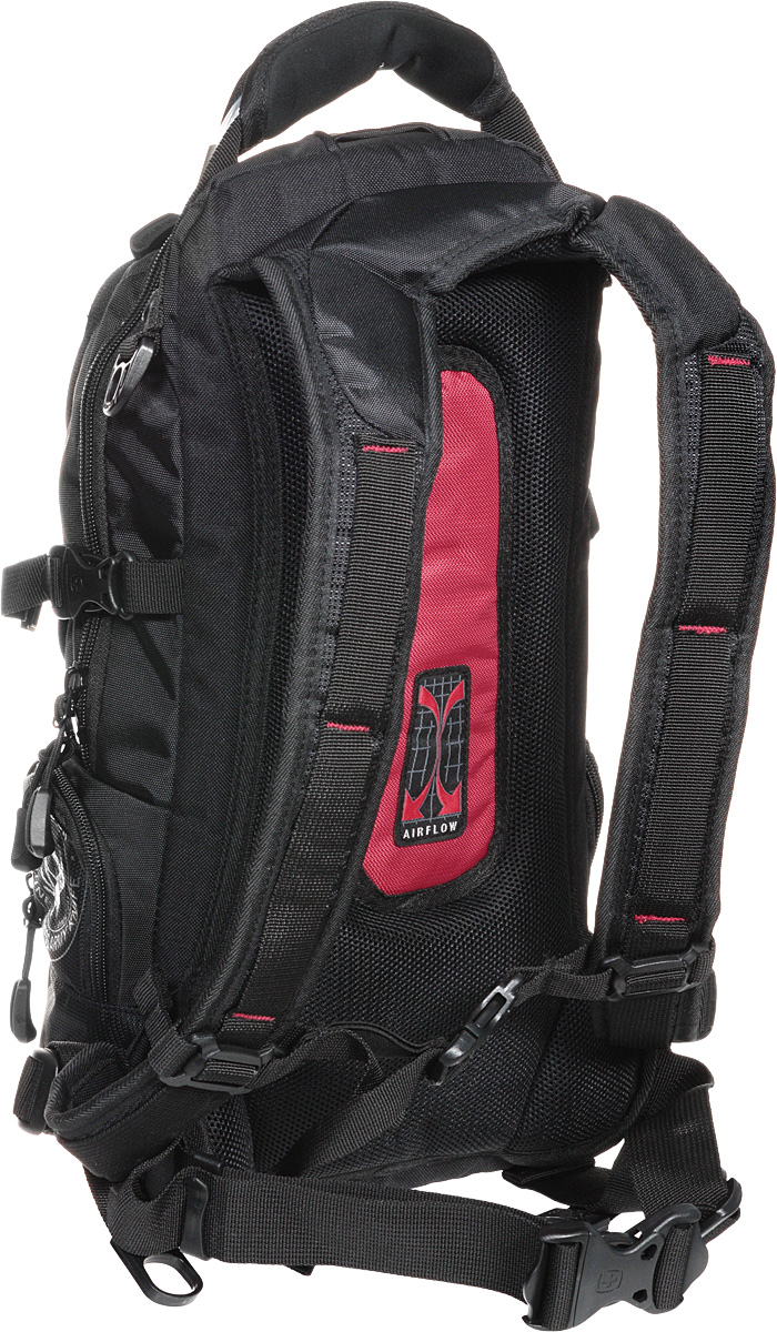 фото Рюкзак Wenger "Narrow Hiking Pack", цвет: черный, красный, 46 х 23 х 14 см, 22 л