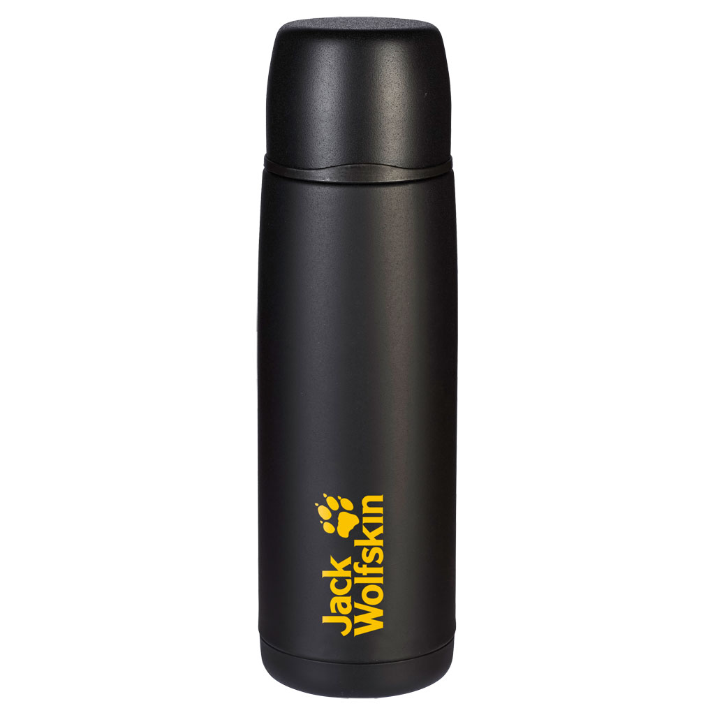 фото Термос Jack Wolfskin Thermo Bottle Grip 0,9, цвет: черный, 0,9 л. 8000331-6000