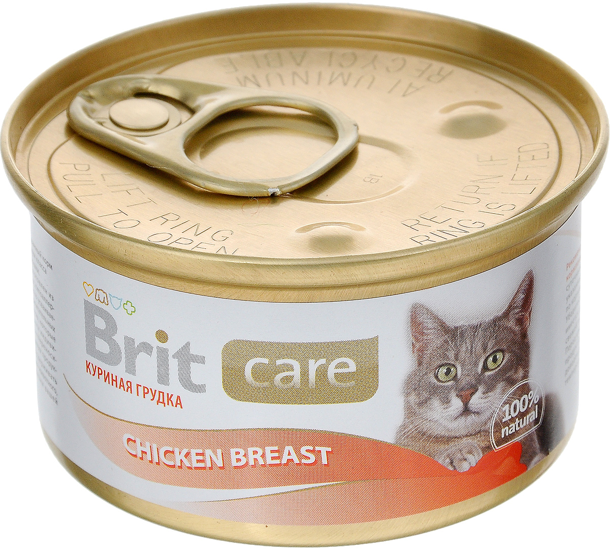 фото Консервы для кошек "Brit Care", с куриной грудкой, 80 г