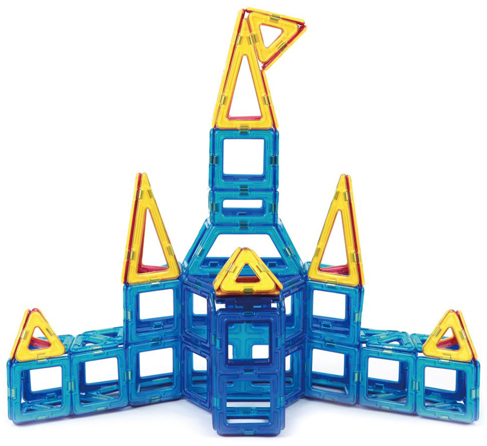 Замок из магнитного конструктора. Magformers Miracle Brain Set. Магформерс Miracle Brain. Магформерс конструктор замок. Постройки из магнитного конструктора Магформерс.