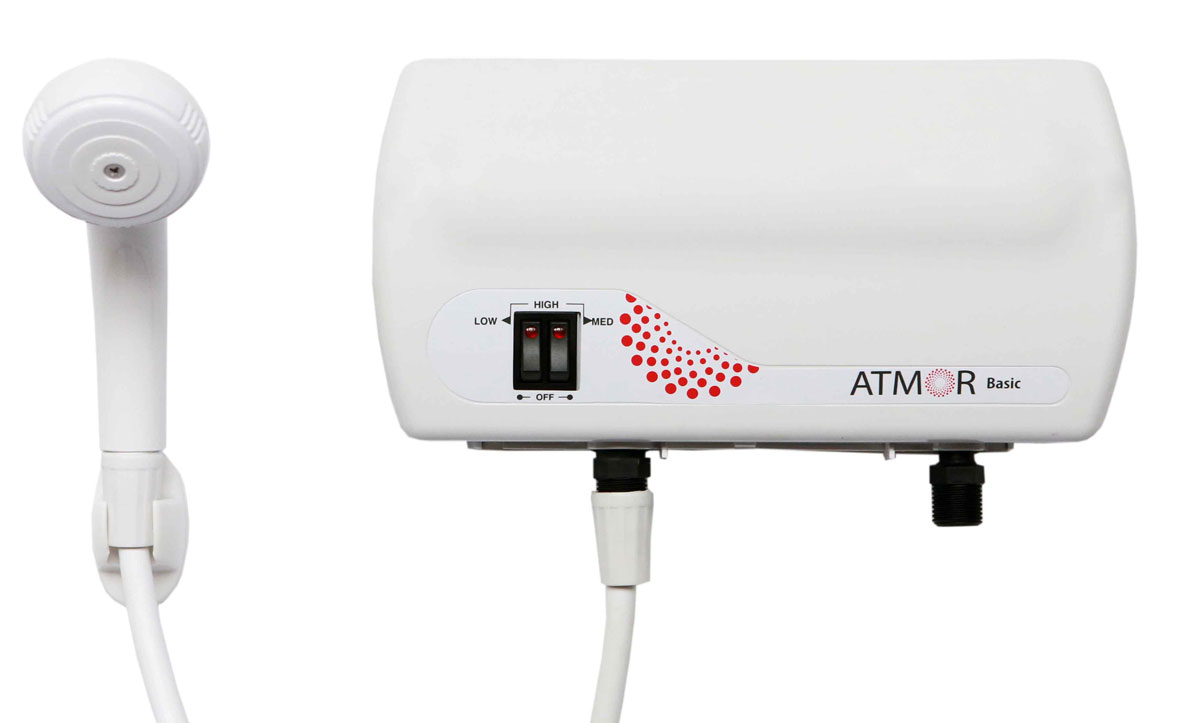 Водонагреватель проточный электрический Atmor Atmor Basic 5000 Душ ...