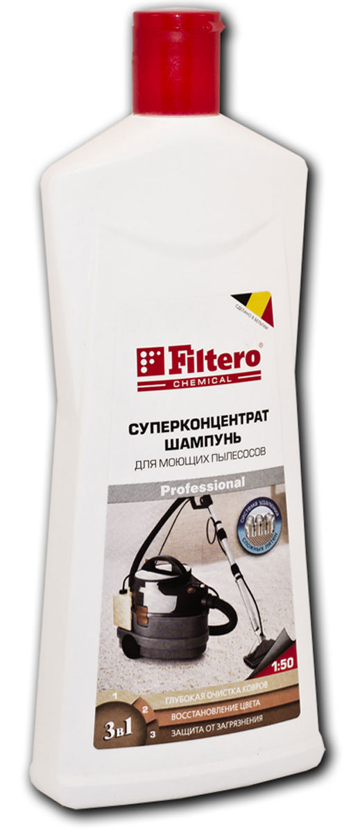 Filtero Шампунь для пылесосов, 500 мл — купить в интернет-магазине OZON ...