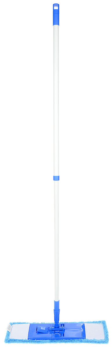 фото Швабра Мультидом "Мойдодыр", с телескопической ручкой, цвет: синий, голубой, белый, 81-130 см