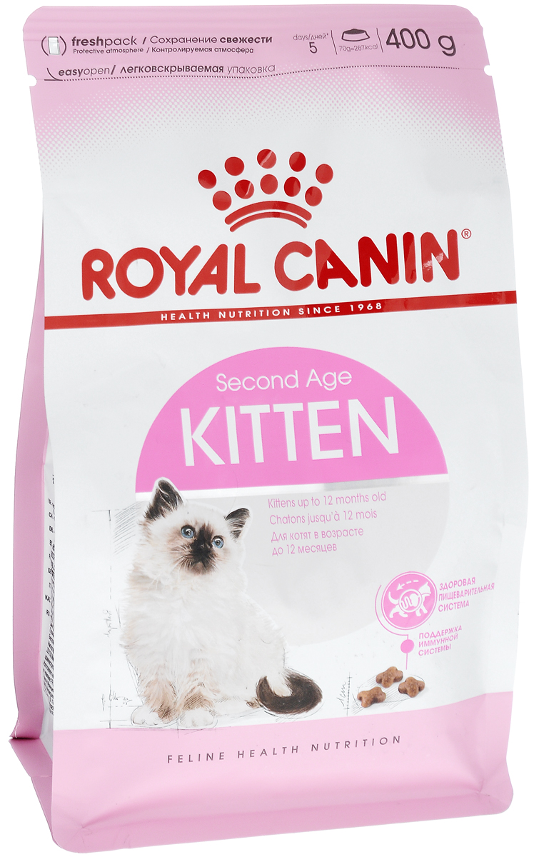 фото Корм сухой Royal Canin "Kitten", для котят в возрасте до 12 месяцев, 400 г