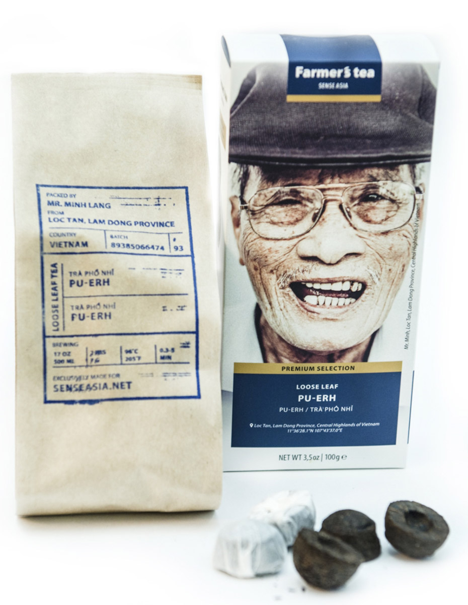 фото Sense Asia Farmer's Tea collection чай премиум пуэр, 100 г