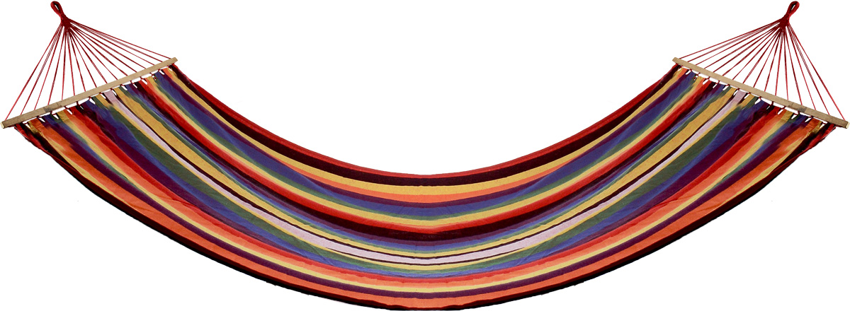 фото Гамак Wildman "Оазис", цвет: оранжевый, красный, синий, 150 х 200 см
