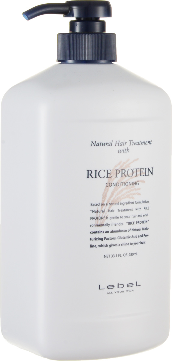 фото Lebel Natural Восстанавливающая маска для волос с протеинами риса Hair Soap Treatment Rice Protein 980 г