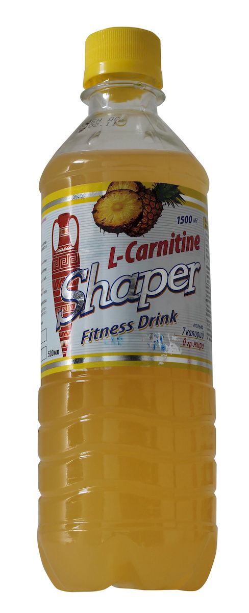 фото Жиросжигатель Shaper "L-Carnitine. Fitness Drink", ананас, 0,5 л