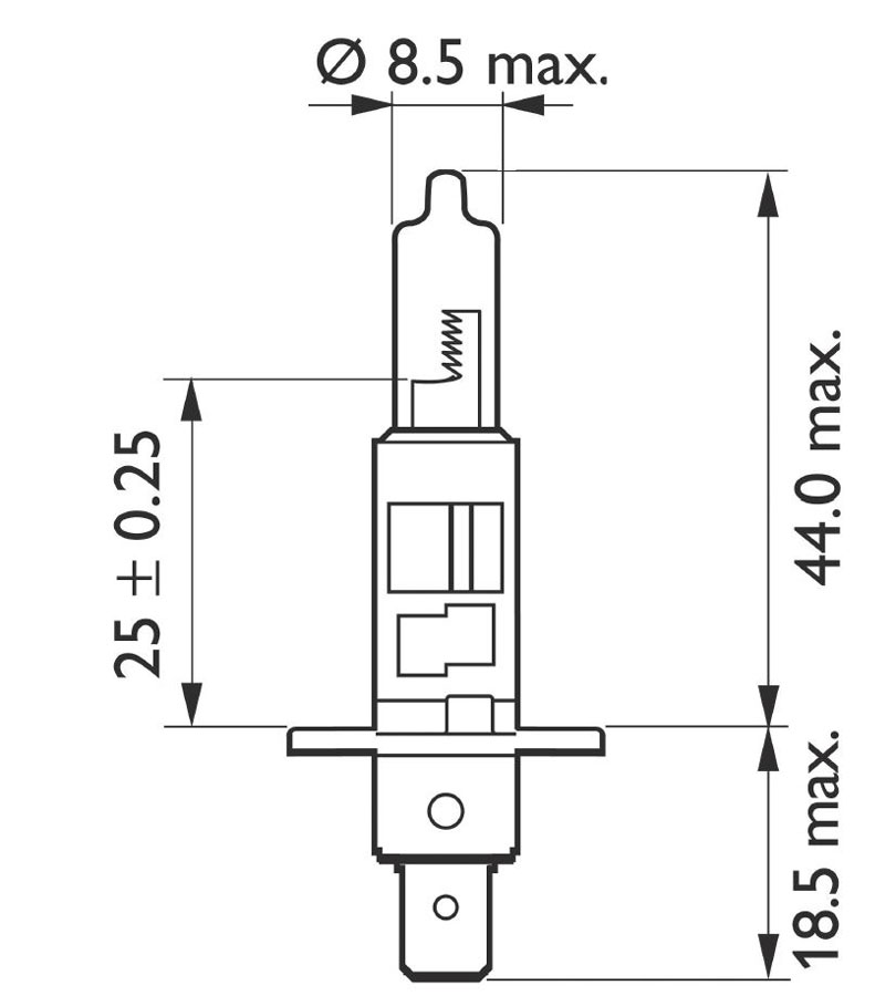 фото Лампа автомобильная галогенная Philips "CrystalVision", для фар, цоколь H1 (P14,5s), 12V, 55W, 2 шт + цоколь W5W, 12V, 5W, 2 шт