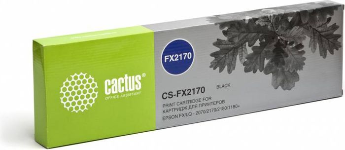 Cactus CS-FX2170, Black картридж ленточный для Epson FX LQ-2070/2170/2180/1180 Cactus CS-FX2170, Black картридж ленточный для Epson FX LQ-2070/2170/2180/1180