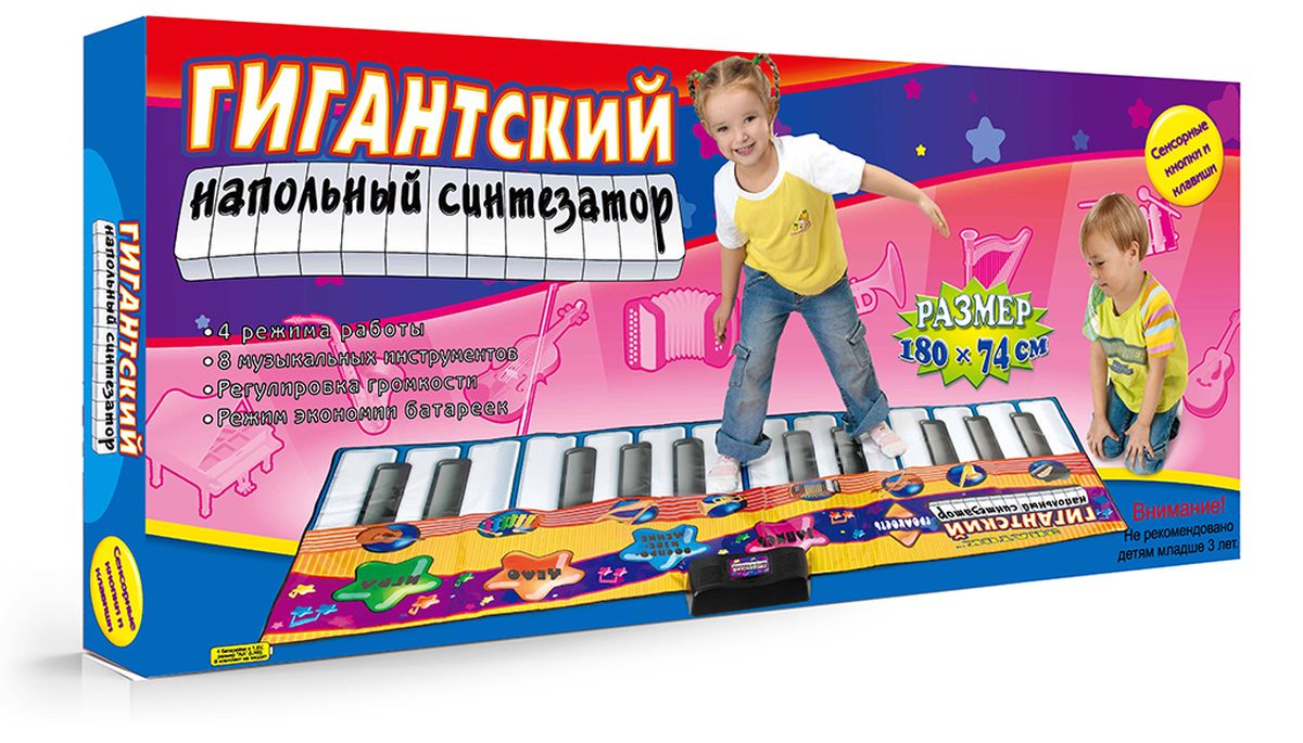 фото Знаток игры Звуковой коврик Гигантский напольный синтезатор