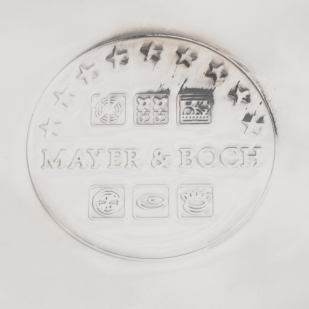 фото Чайник "Mayer & Boch", со свистком, цвет: серый, 3,5 л. 1069