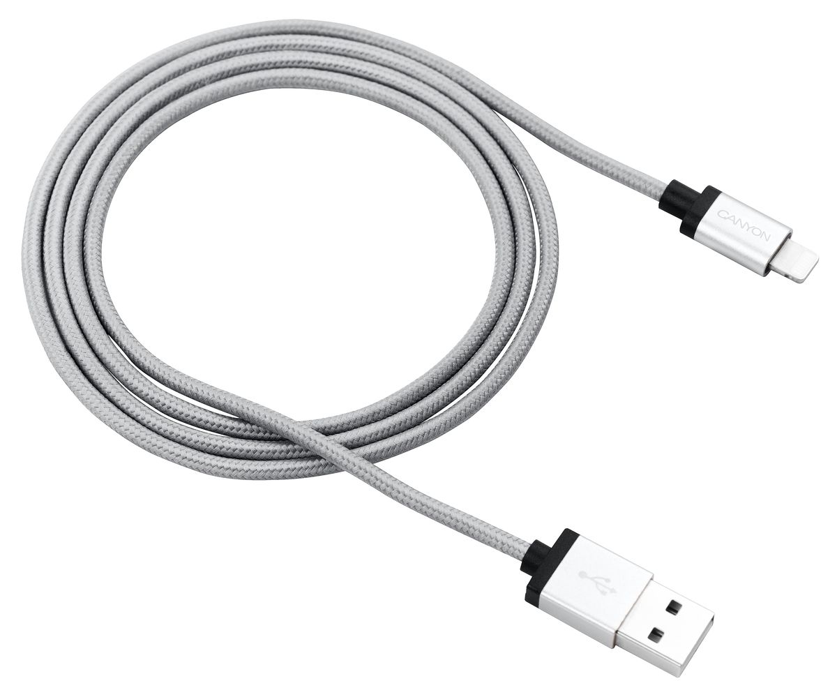 Canyon CNS-MFIC3DG, Dark Gray кабель для iPhone/iPod/iPad