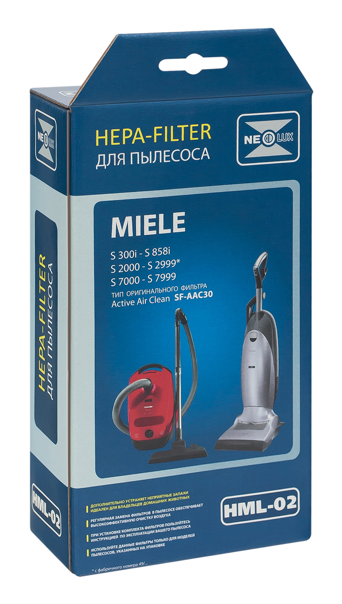 фото Neolux HML-02 HEPA-фильтр для пылесоса Miele