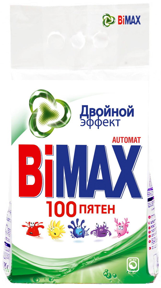 фото Стиральный порошок BiMax "100 пятен", 3 кг. 502-1